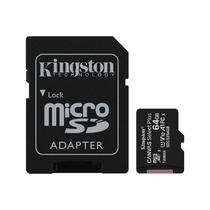 Memoria Micro SD Kingston Canvas Plus 100 MB/s 64GB Con Adaptador