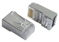 Conector RJ45 HLD Cat 6 Metálico (Unidade)