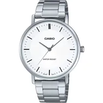 Relógio Casio MTP-VT04D-7EDF Analógico Masculino - Silver/White