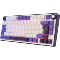 Teclado Mecanico Royal Kludge RKR75 75% RGB USB-C Switch Silver - Blackberry Mousse (Portugues)