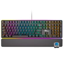 Teclado Royal Mecanico RK918 RGB USB Black SW Blue Switch Blue