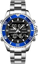 Relogio Skmei 1850 Silver Blue - Masculino