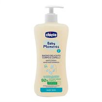 Chicco Cosmetica Baby Moments Bano Delicado Cuerpo Y Cabello 500 ML Detalles En El Producto 500ML s/C