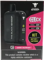 The Black Sheep Vaper Desechable Click 16K Kit Cherry Raspberry