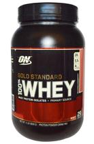 Optimum Nutrition Gold Standard 100&#37; Whey - Delicious Strawberry 29 Porcoes 2LB(909G)