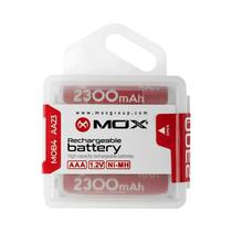 Pilha Recargables Mox MO-AA2300B4 AA 4X / 2300MAH