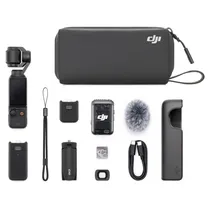Câmera de Ação Dji Osmo Pocket 3 Creator Combo - 9.4MP - 4K - Tela Touchscreen Fixo de 2" - Preto