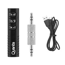 Adaptador de Áudio Quanta QT-RABT10 3.5MM BT/Negro