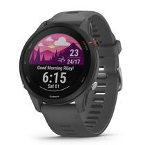 Smartwatch Garmin Forerunner 255 010-02641-10 com 46MM / Bluetooth / 5 Atm - Slate Grey