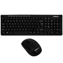 Satellite Teclados + Mouse AK-751G Wireless 2.4GHZ Port Negro