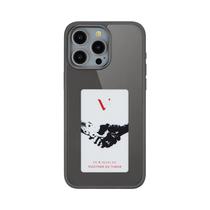 Estuche Protector e-Ink Fashion Case Born To Love para iPhone 15 Pro Max Negro