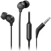 Fone de Ouvido Motorola Earbuds 3-s com Microfone e Cabo de 1.2 Metros - Preto