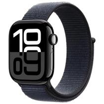 Apple Watch Series 10 MWWR3LW/A - Bluetooth - Wi-Fi - 46MM - M/M - GPS - Jet Black Aluminum/Ink Sport Loop