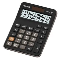 Calculadora Casio de Mesa MX-12B BK 12 Dígitos 1V