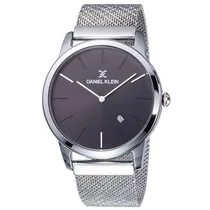 Relógio Analógico Daniel Klein Premium DK11834-1 Masculino, Metal - Prata e Preto