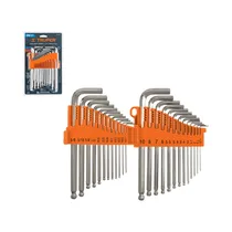 Kit de Llave Allen Hexagonal Truper 15572 Puntas Mixtas 25 Piezas