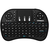 Mini Teclado Satellite AK-723G 2.4GHZ com Alcance de Ate 10 Metros - Preto