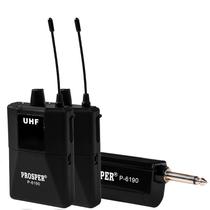 Sistema de Microfone Sem Fio Prosper P-6190 com 2 Microfones - Preto