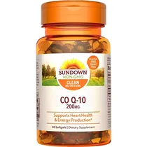 Suplemento Sundown Naturals COQ-10 200 MG - 40 Cápsulas