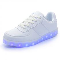 Tenis LED 0401 Branco (N.35)