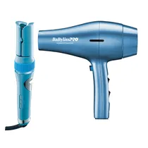 Kit Babyliss - Modelador Babyliss Pro + Secador Babyliss Pro BNTPP73UZ - 2000W - Bivolt - Azul