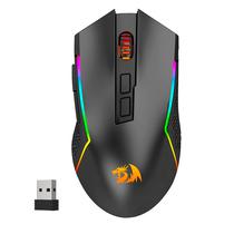 Mouse Gaming Sem Fio Redragon Trident M693-RGB Ate 8.000 Dpi com Backlight RGB - Preto