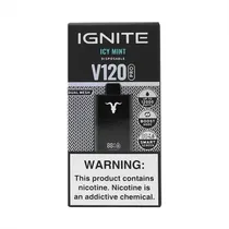 Dispositivo Descartavel Ignite V120 Pro 12000 Puffs Black Icy Mint