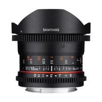 Lente Cine Samyang Canon Ef 12MM T3.1 VDSLR Fishey