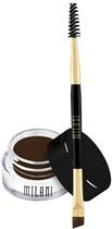 Sombra para Sombracelhas Milani Stay Put Brow Color 08 Dark Chocolate - 2.6G