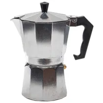 Cafetera Italiana Aluminio p/6 Tazas