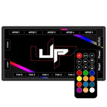 Controladora Up Gamer, Argb, 5V 3 Pinos, Até 6 Cooler Fan, C/Controle, Cabos Incluso