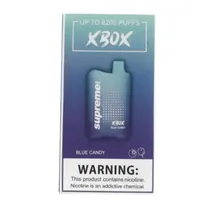 Vaper Supreme Xbox 8200 Puff Recarregável Blue Candy