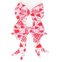 Laços Natal Branco/Vermelho 13X18CM (2U)