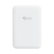 Carregador Portátil 4LIFE Battery Pack Magsafe Compatível com iPhone 12/ 12 Pro, iPhone 13/ 13 Pro, iPhone 14/ 14 Plus/ 14 Pro/ 14 Pro Max - Branco