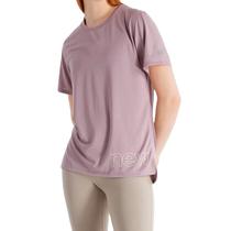 Camiseta New Balance Feminino Poly Tee Sport Essentials L Roxo - WT43207ICW