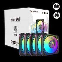 Cooler Fan Aigo Darkflash INF24T 5IN1 Argb Black