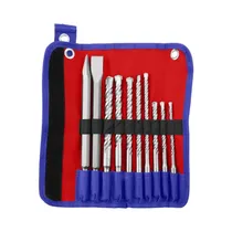 Kit de Mechas Y Cinceles Emtop EHDR12101 SDS Plus 10 Piezas