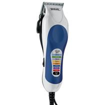 Maquina de Cortar Cabelo Wahl Color Pro 79400-608 20 Pecas 120V - Branca/Azul