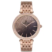 Relógio Analógico Feminino Daniel Klein DK.1.12687-3 Premium Ladies / Pulseira de Aço Inoxidável - Rose Gold Glitter