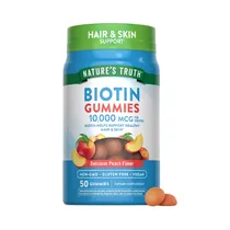 Vitaminas Nature's Truth Biotina 10,000MCG 50 Gomitas
