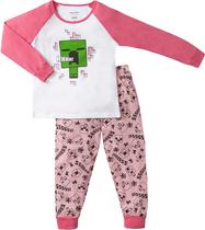 Outlet Pijama ST.Jacks Minecraft 2080168302 - Feminina (2 Pecas)