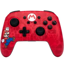 Controle Sem Fio para Nintendo Switch Powera USB/C - Here We Go Mario Noir