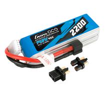 Gens Ace 14.8V 2200MAH 45C 4S Lipo G-Tech EC3 Plug Deans Adapter