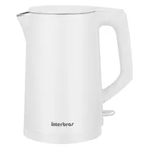 Chaleira Elétrica Interbras T20BR / 1.8 Litros / 1500W / 110V - Branco