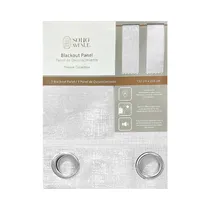 Cortina Opaca Soho Texture Collection PBLTEX0WH 132 X 228 CM Blanco