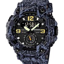 Hummer Reloj Goma Camuf.Gris WH2-224043 Multifuncion