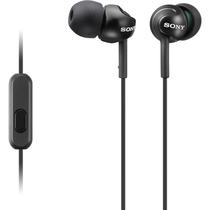 Fone de Ouvido Sony MDR-EX110AP com Microfone - Preto