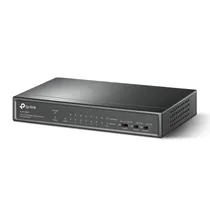 Hub Switch TP-Link TL-SF1009P 9 Portas 100 MBPS Poe+ - Preto