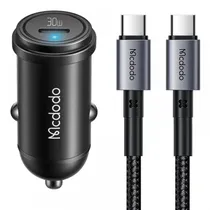 Mcdodo Cargador Vehicular CC-7493 30W Cable USB-C A USB-C Black