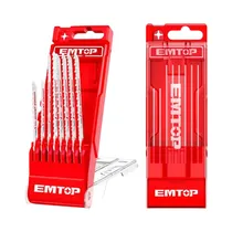 Kit de Hojas para Sierra Caladora Emtop EJSB80801 8 Pieza